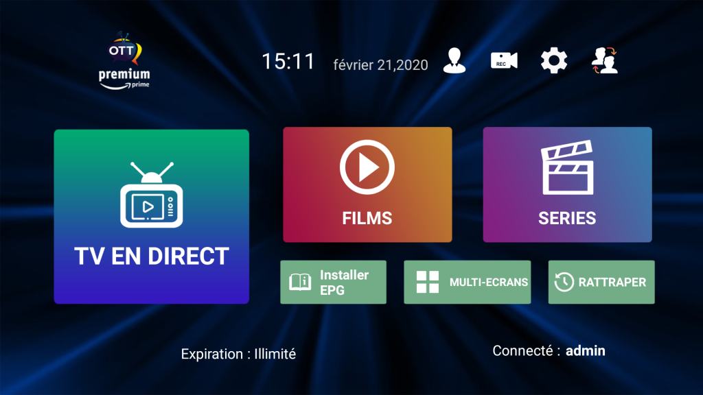 LUXE IPTV N°1 OTT ABONNEMENT EN EUROPE Abonnement IPTV